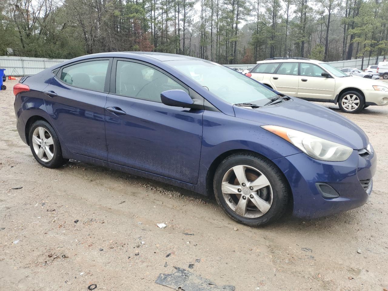 2013 Hyundai Elantra VIN 5NPDH4AE8DH269299 Copart auction photo, rear end damage thumbnail 4