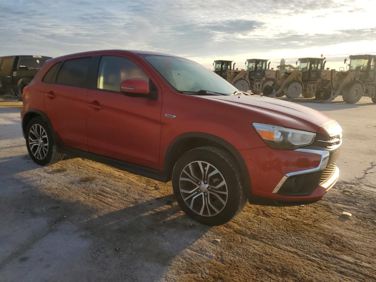 2018 Mitsubishi Outlander VIN JA4AP3AU2JU023710 Copart auction photo, rear end / side damage thumbnail 4