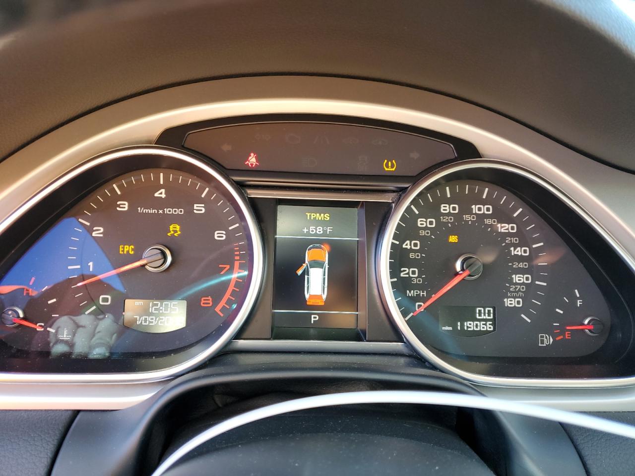 2014 Audi Q7 VIN WA1LGAFE4ED001468 Copart auction photo, front end damage thumbnail 9
