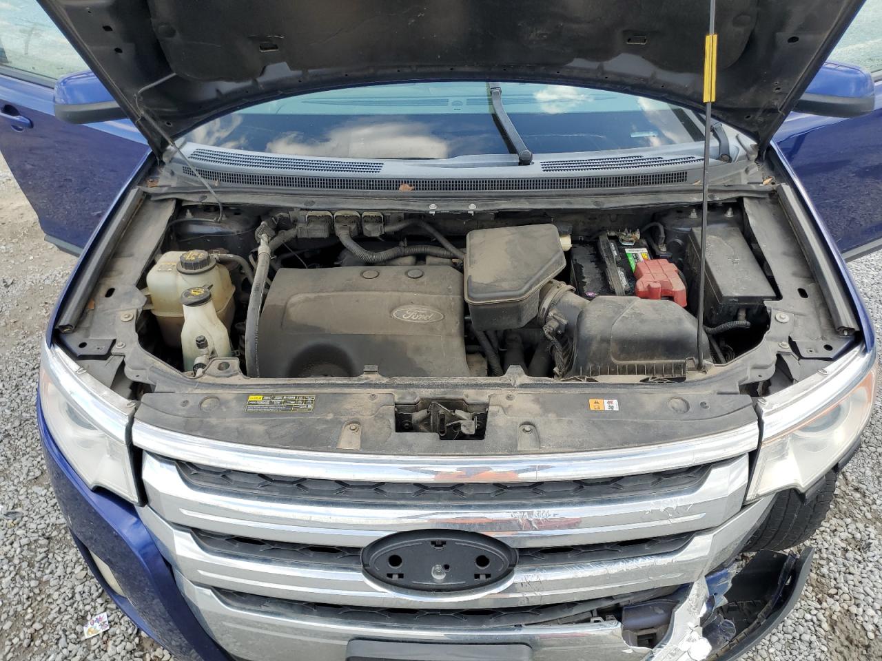 2013 Ford Edge VIN 2FMDK3JC3DBC61211 Copart auction photo, rear end / front end damage thumbnail 14
