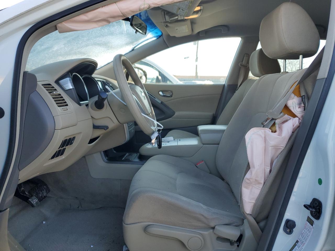 2012 Nissan Murano VIN JN8AZ1MW8CW218529 Copart auction photo, front end damage thumbnail 7