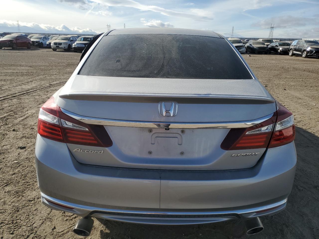2016 Honda Accord VIN 1HGCR2F57GA196056 Copart auction photo, front end / side damage thumbnail 6