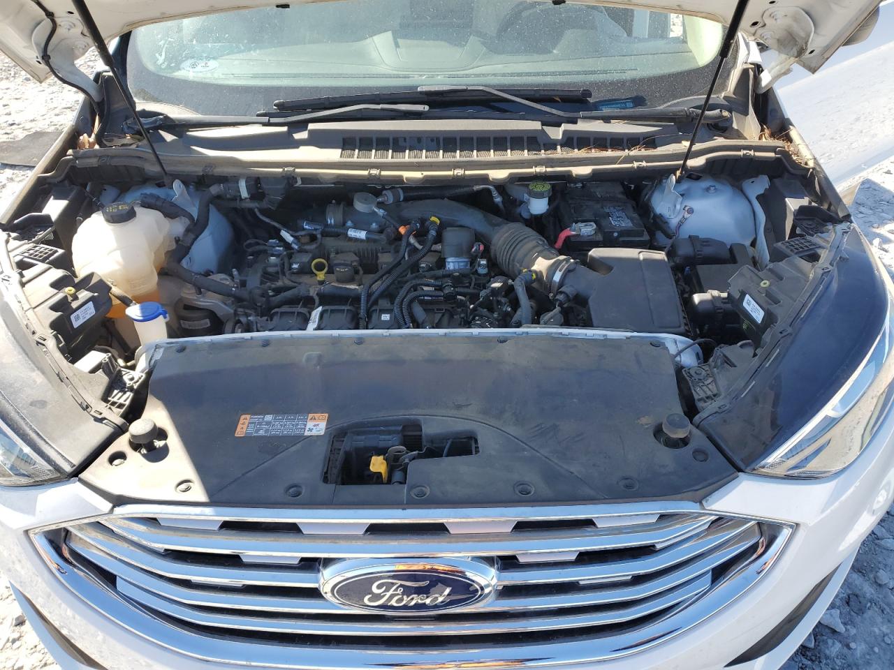 2021 Ford Edge VIN 2FMPK3G98MBA62115 Copart auction photo, rear end / side damage thumbnail 14