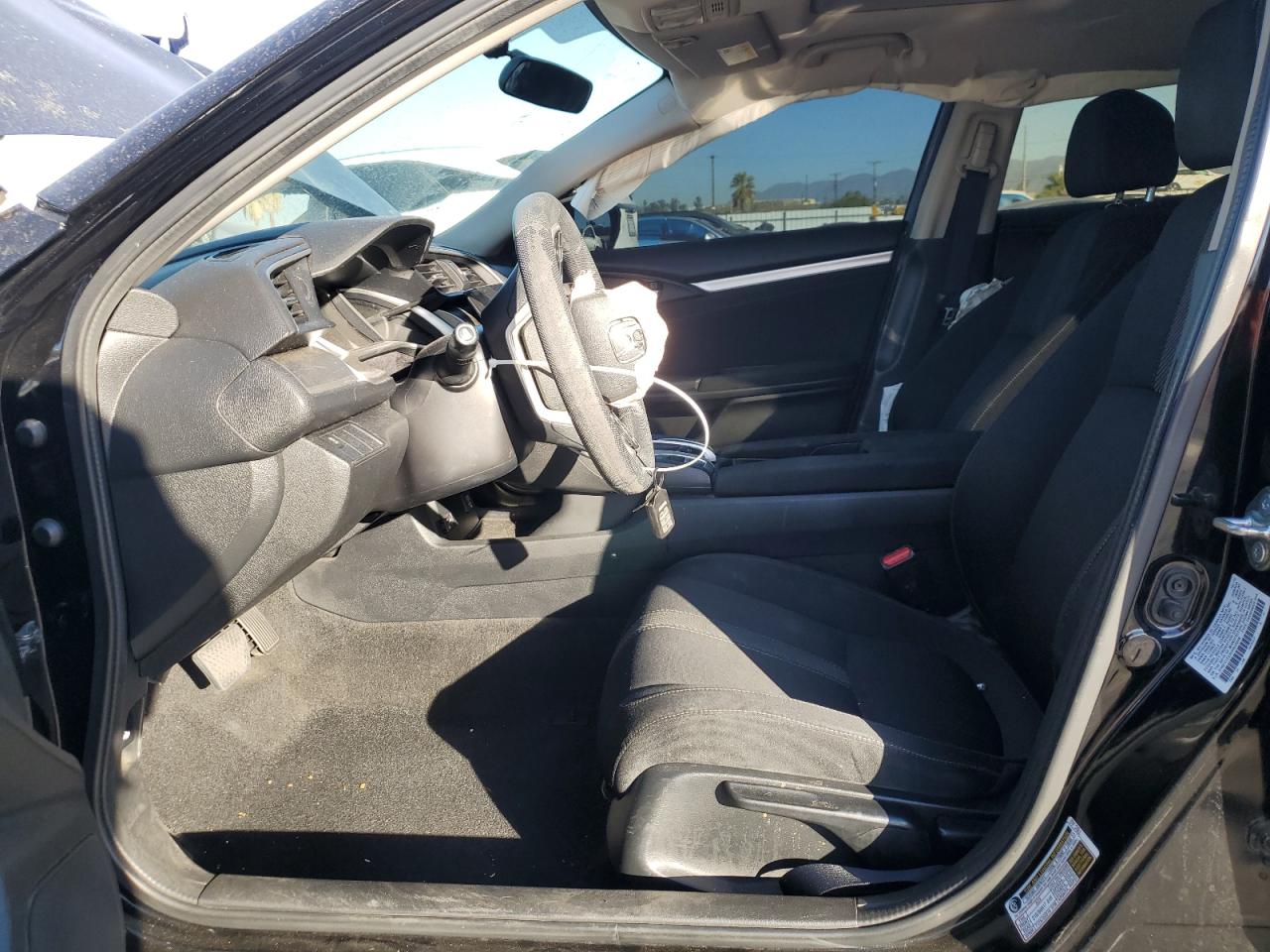 2017 Honda Civic VIN 2HGFC1F33HH632248 Copart auction photo, front end / side damage thumbnail 7