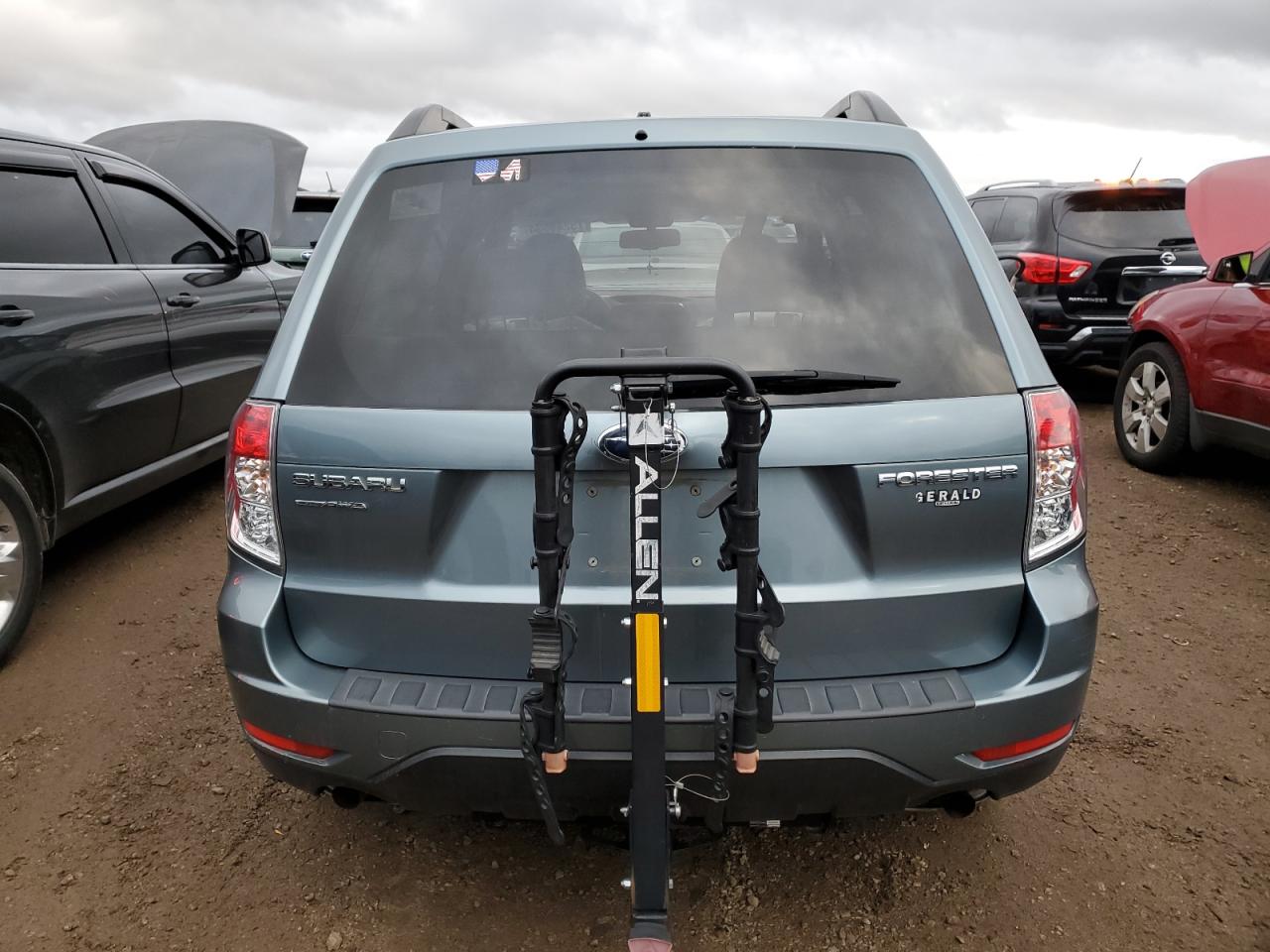 2010 Subaru Forester VIN JF2SH6CC6AH756155 Copart auction photo, front end / side damage thumbnail 6