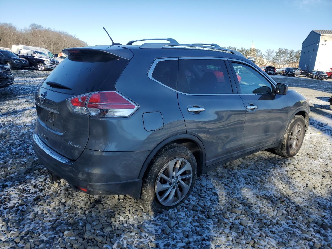 2015 Nissan Rogue VIN 5N1AT2MV9FC783853 Copart auction photo, side damage thumbnail 3