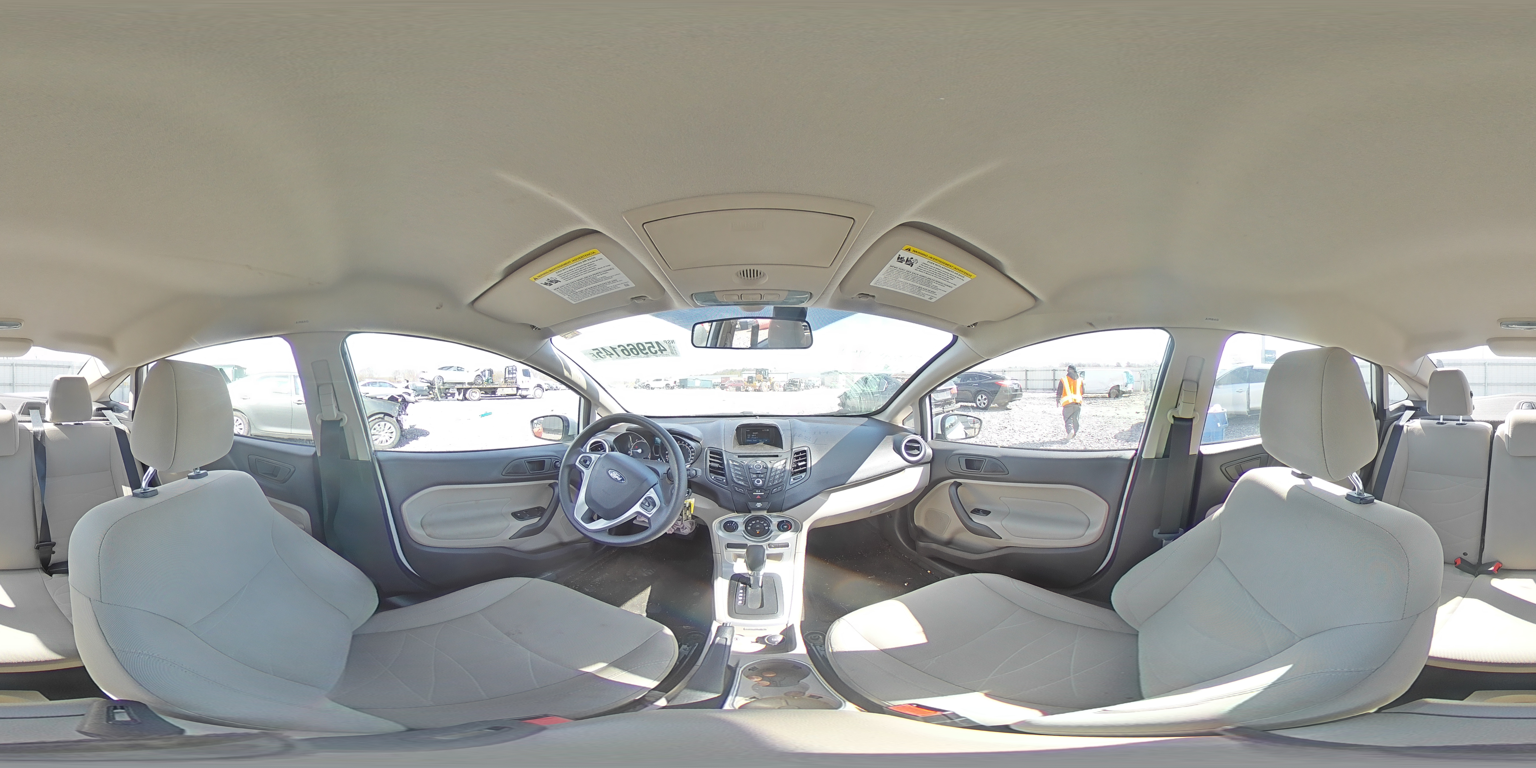 2018 Ford Fiesta VIN 3FADP4BJ8JM114875 Copart auction photo, rear end damage thumbnail 13