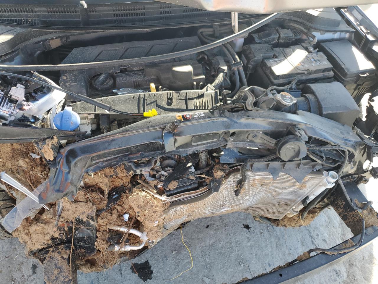 2023 KIA Rio VIN 3KPA24AD7PE512816 Copart auction photo, front end damage thumbnail 12
