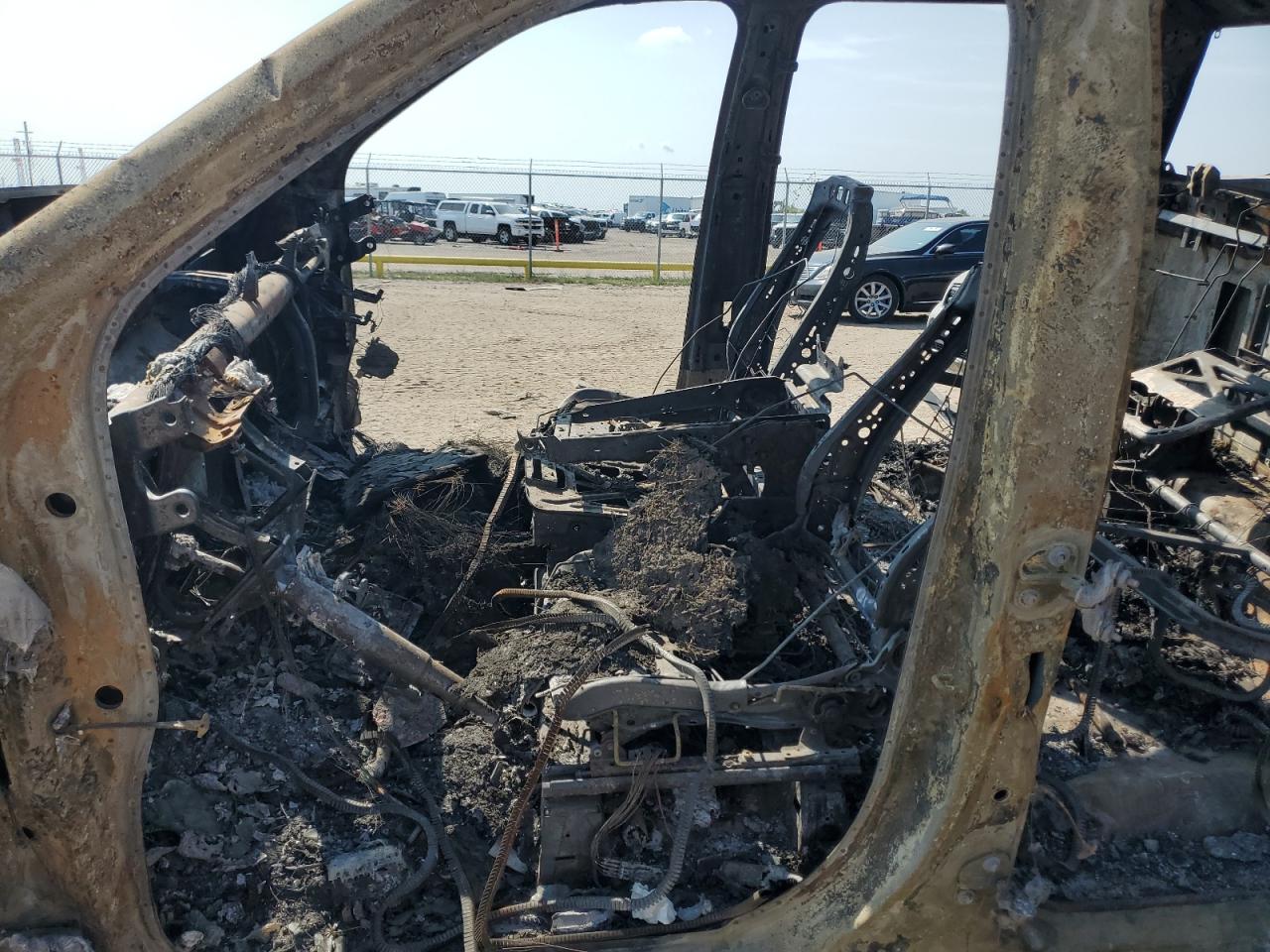 2020 GMC Sierra VIN 1GTU9CED4LZ122588 Copart auction photo, burn / all over damage thumbnail 7