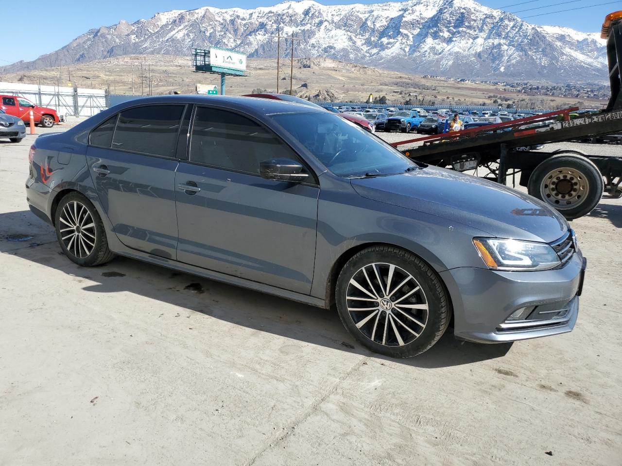 2016 Volkswagen Jetta VIN 3VWD17AJ4GM273994 Copart auction photo, rear end damage thumbnail 4