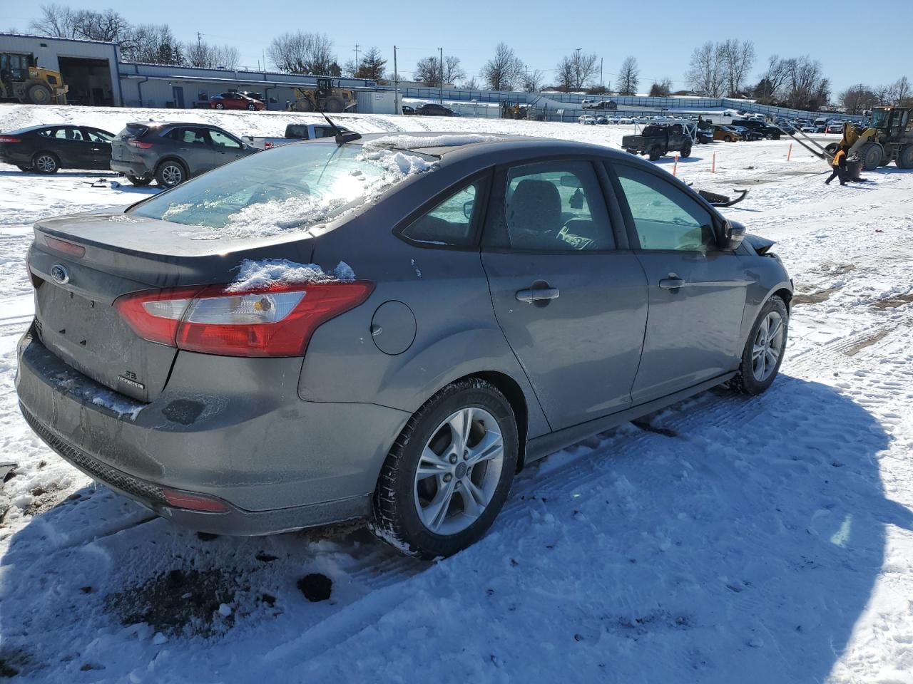2014 Ford Focus VIN 1FADP3F26EL211822 Copart auction photo, front end damage thumbnail 3