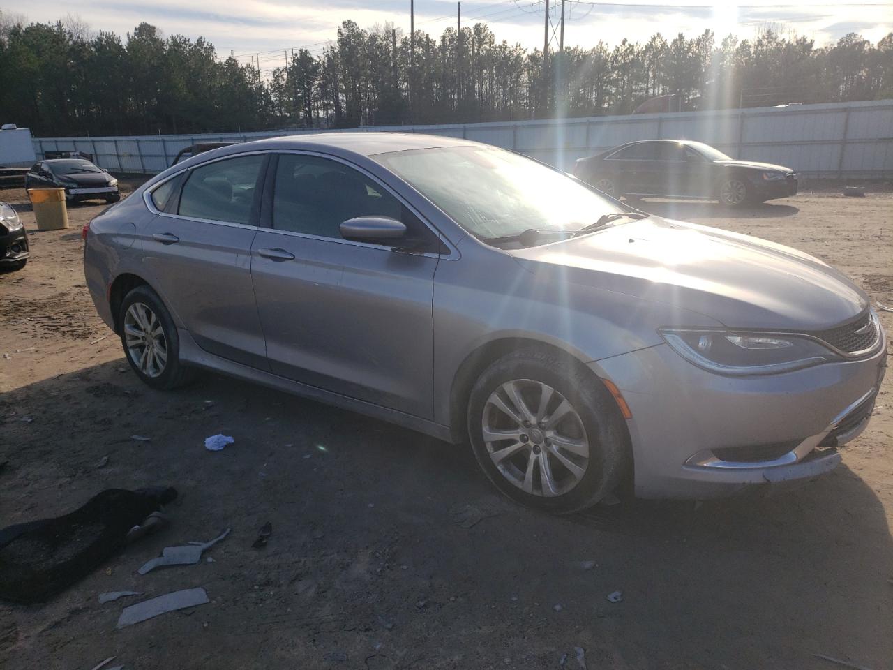 2015 Chrysler 200 VIN 1C3CCCAB7FN744166 Copart auction photo, mechanical damage thumbnail 4