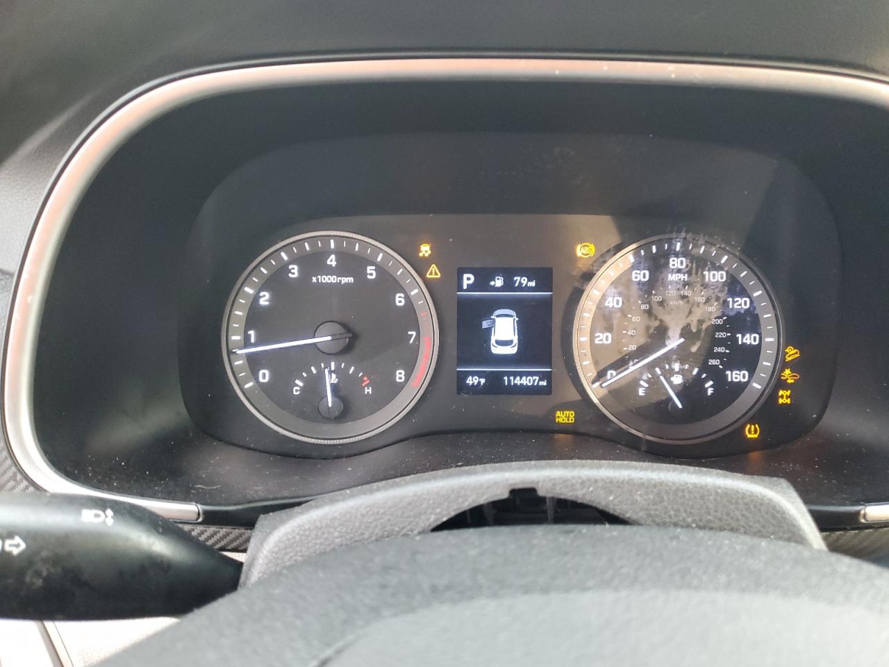 2019 Hyundai Tucson VIN KM8J2CA41KU942261 Copart auction photo, front end / vandalism damage thumbnail 9