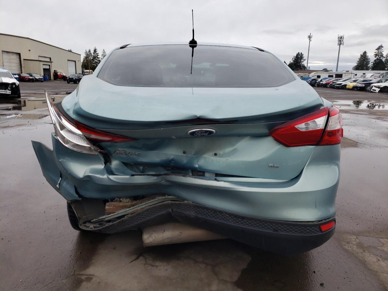 2012 Ford Focus VIN 1FAHP3F21CL142407 Copart auction photo, rear end damage thumbnail 6