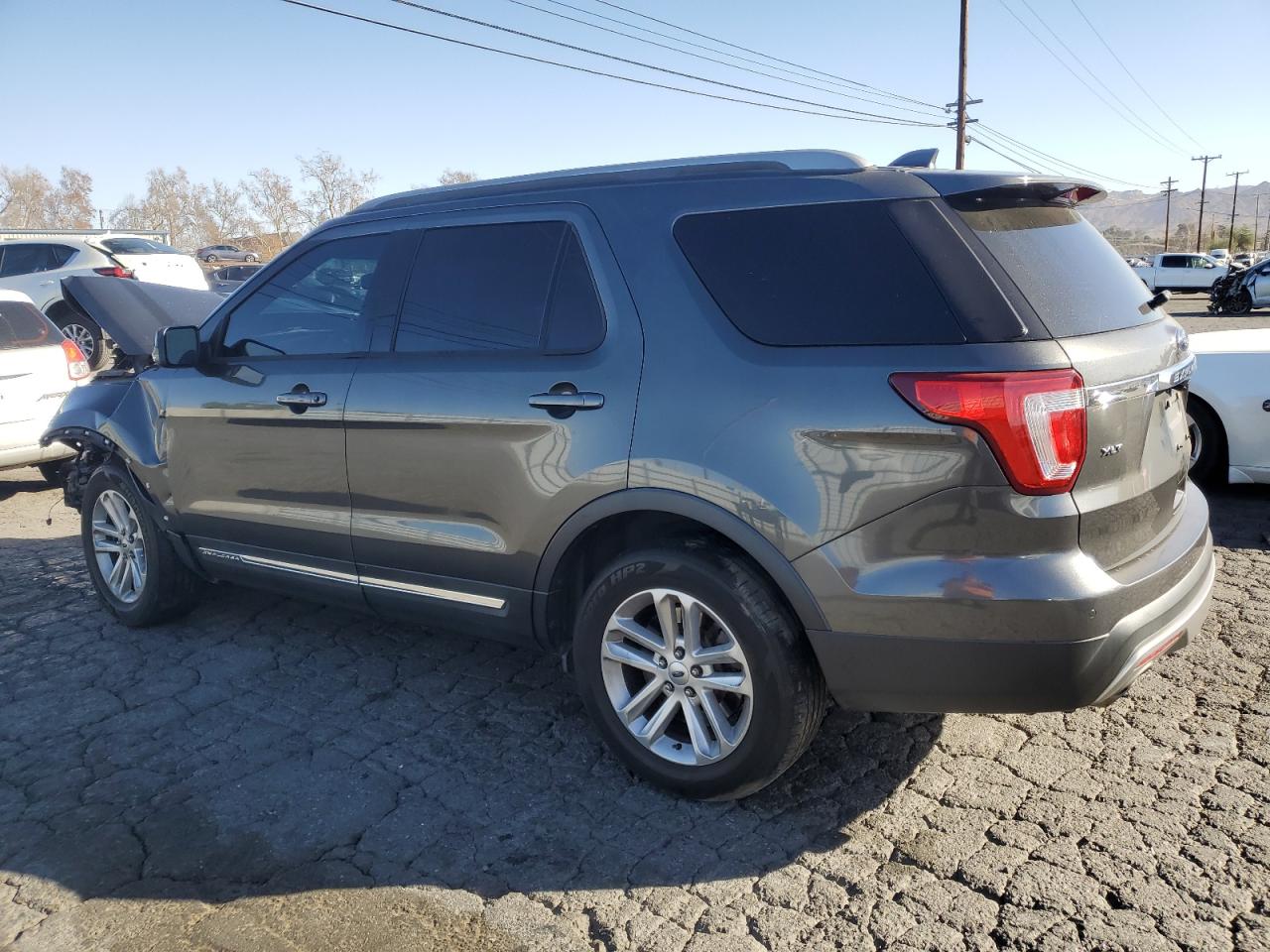 2017 Ford Explorer VIN 1FM5K7DH8HGB63860 Copart auction photo, front end damage thumbnail 2