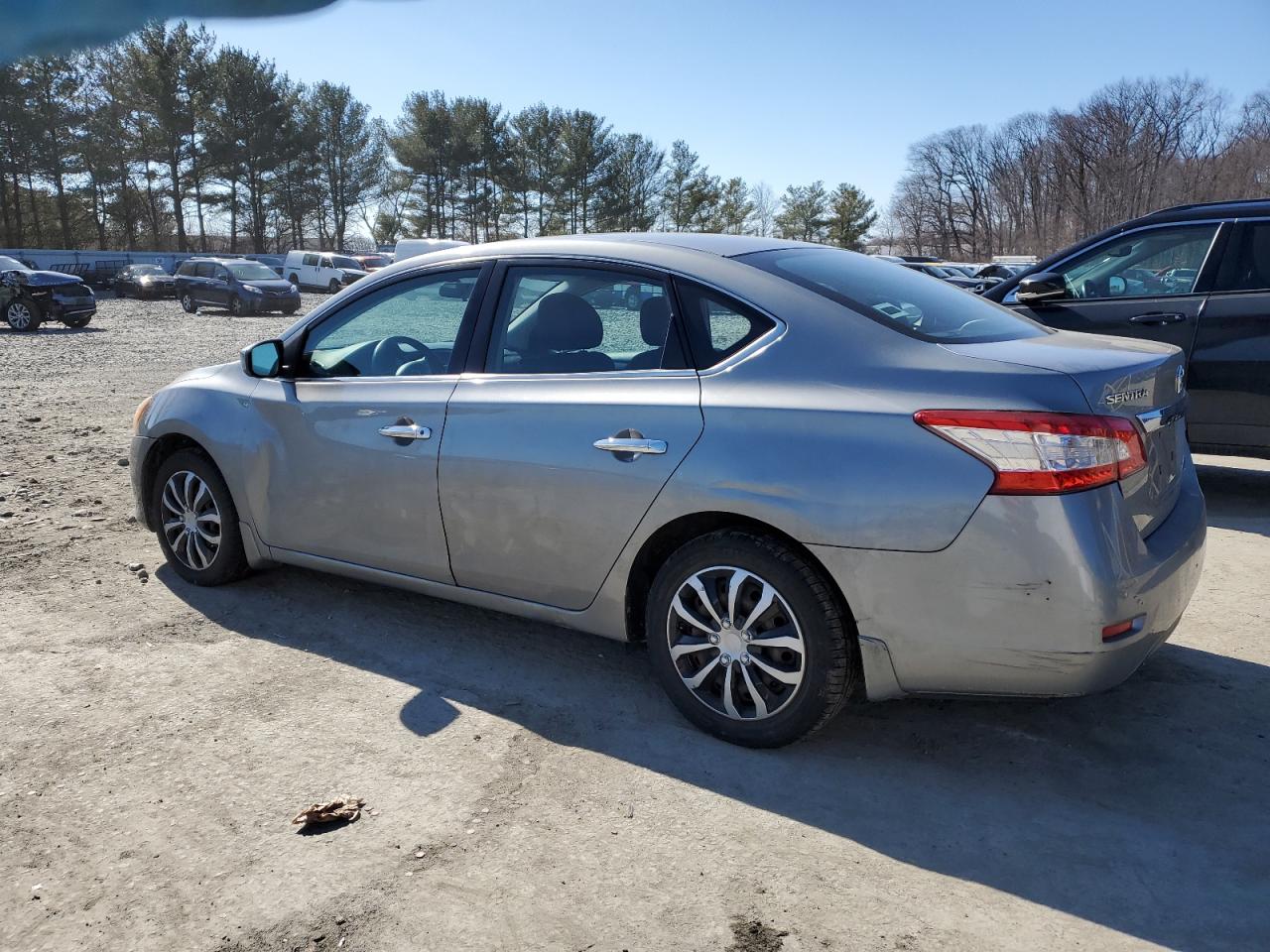 2014 Nissan Sentra VIN 3N1AB7AP7EL681760 Copart auction photo, side / minor dent/scratches damage thumbnail 2