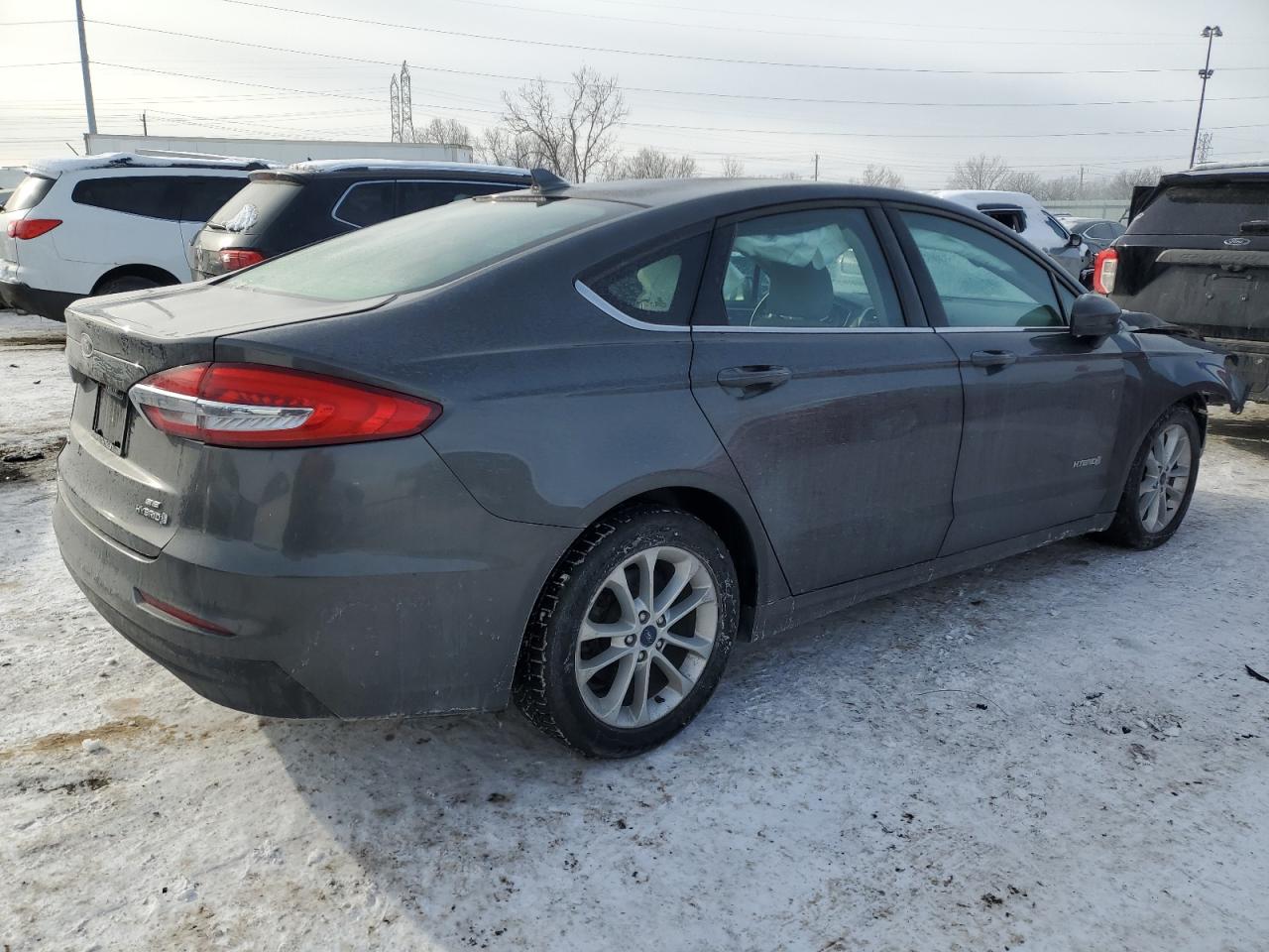 2019 Ford Fusion VIN 3FA6P0LU4KR189734 Copart auction photo, front end damage thumbnail 3