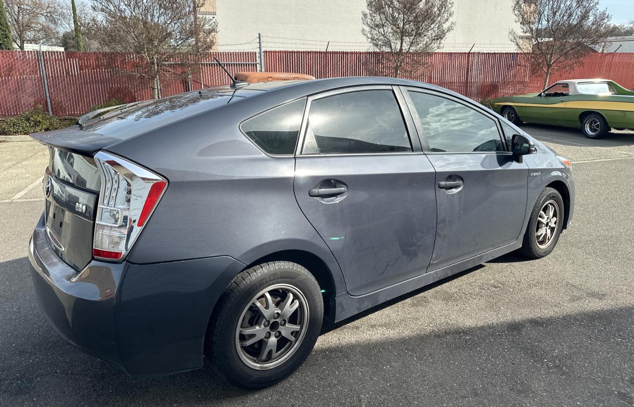 2010 Toyota Prius VIN JTDKN3DUXA0229778 Copart auction photo, mechanical / minor dent/scratches damage thumbnail 4