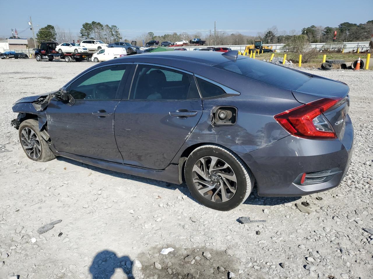 2017 Honda Civic VIN 19XFC2F7XHE005923 Copart auction photo, front end / side damage thumbnail 2