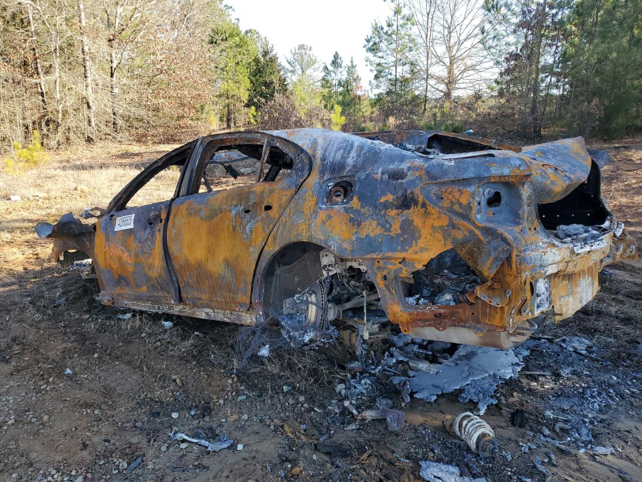 2017 Lexus LS VIN JTHBL5EF6H5146278 Copart auction photo, burn damage thumbnail 2