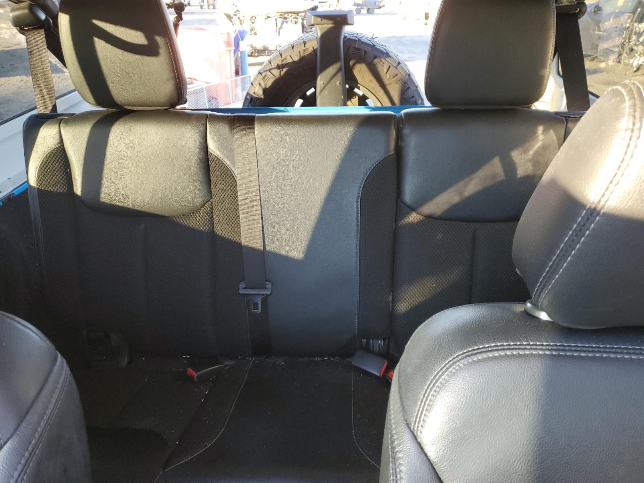 2017 Jeep Wrangler VIN 1C4BJWEGXHL584173 Copart auction photo, all over damage thumbnail 10