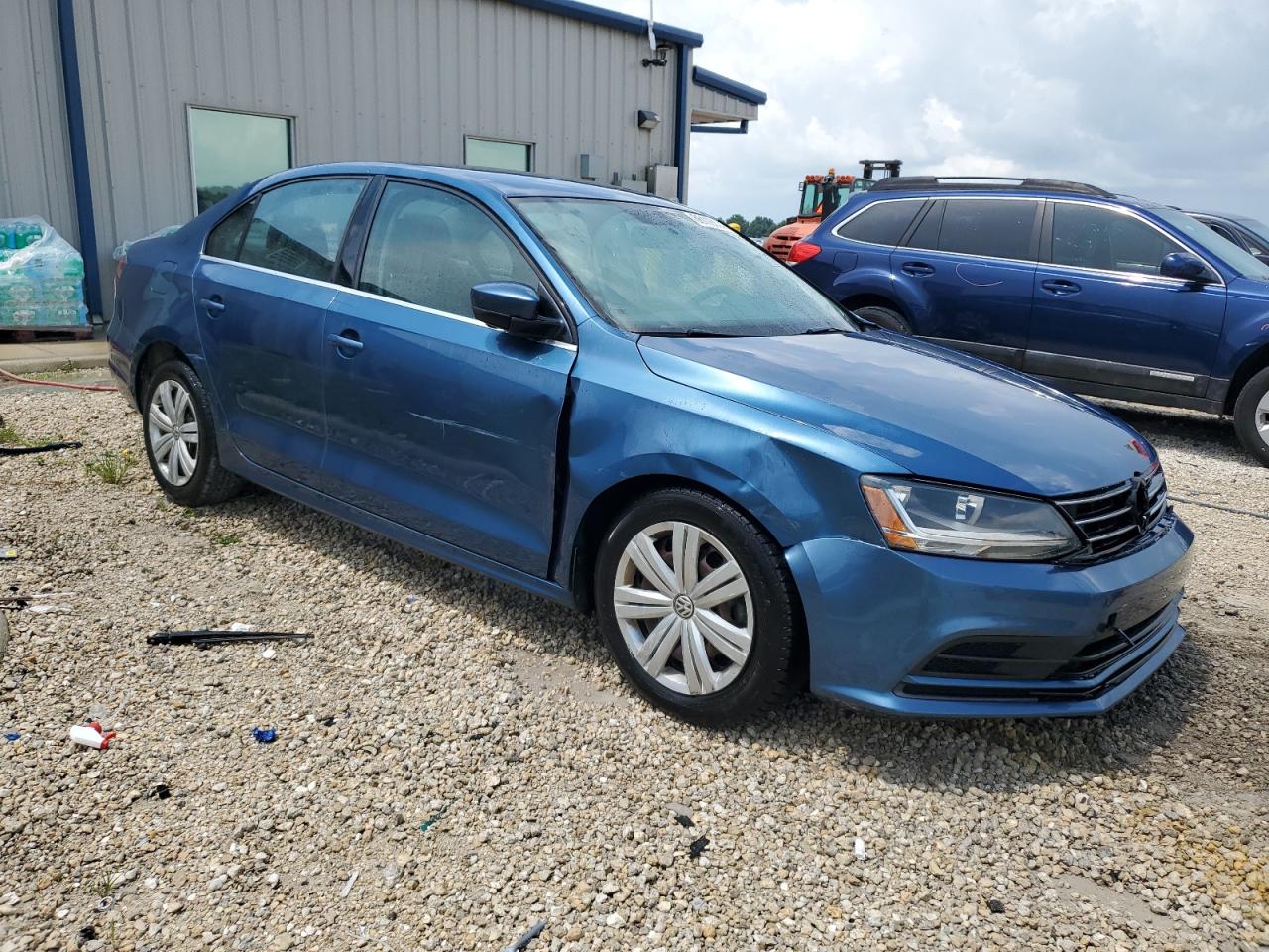 2017 Volkswagen Jetta VIN 3VW2B7AJXHM342550 Copart auction photo, front end / rear end damage thumbnail 4