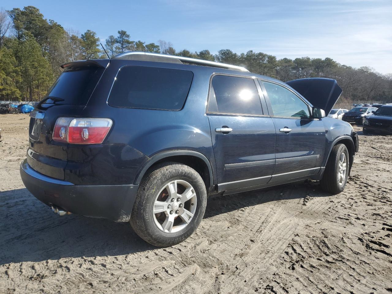 2009 GMC Acadia VIN 1GKER13D19J110146 Copart auction photo, front end / minor dent/scratches damage thumbnail 3