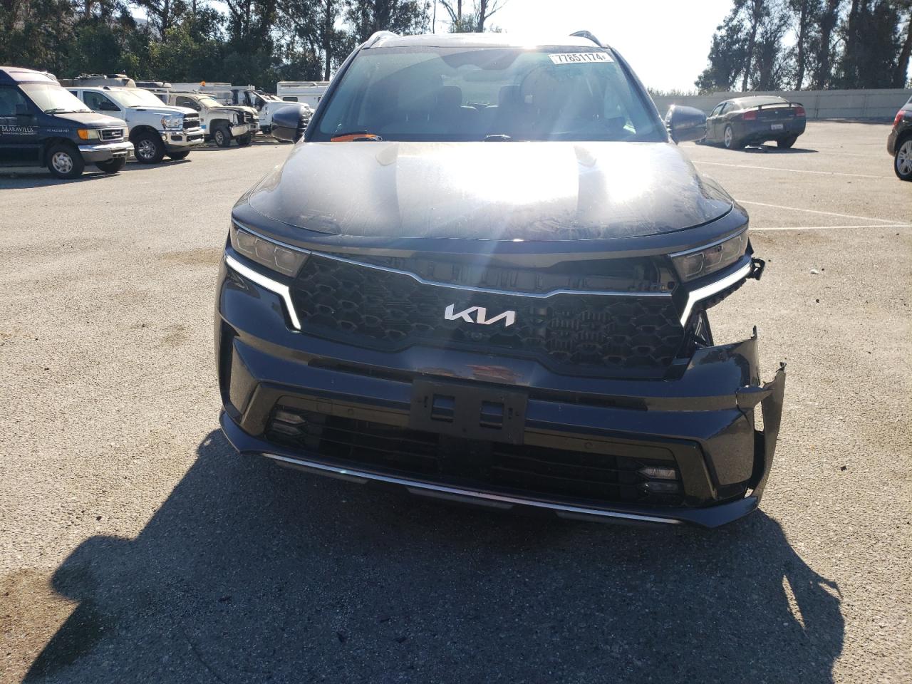 2023 KIA Sorento VIN KNDRMDLHXP5138534 Copart auction photo, front end damage thumbnail 5