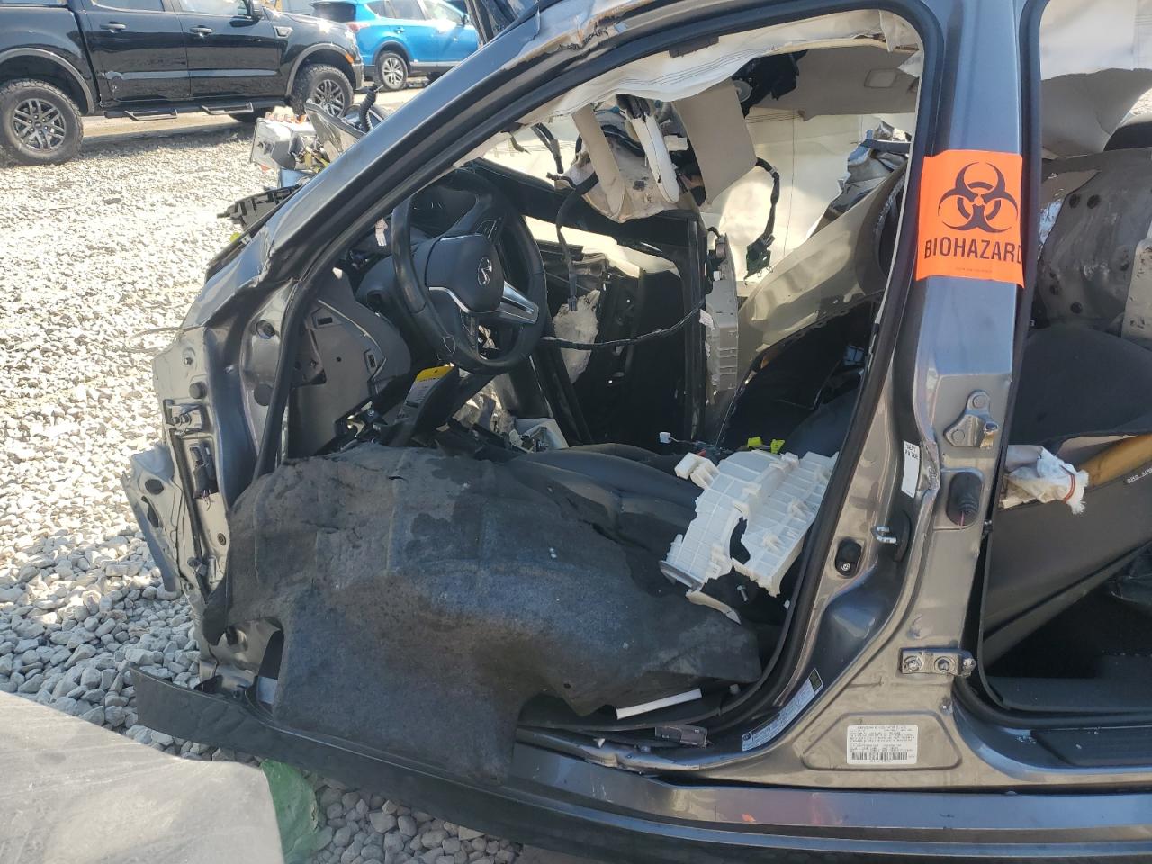 2019 Infiniti Q50 VIN JN1EV7AP7KM516897 Copart auction photo, all over damage thumbnail 7