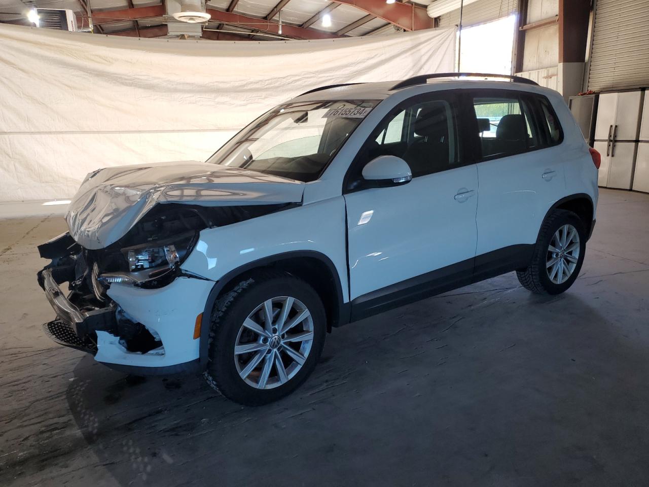 2017 Volkswagen Tiguan VIN WVGBV7AX5HK050807