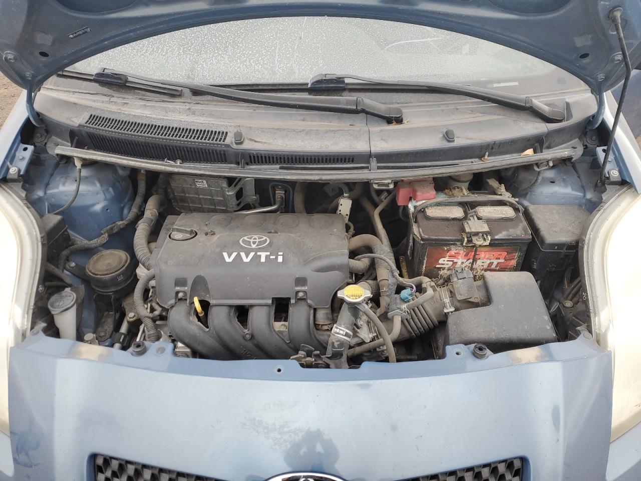 2007 Toyota Yaris VIN JTDJT923275115106 Copart auction photo, front end damage thumbnail 11