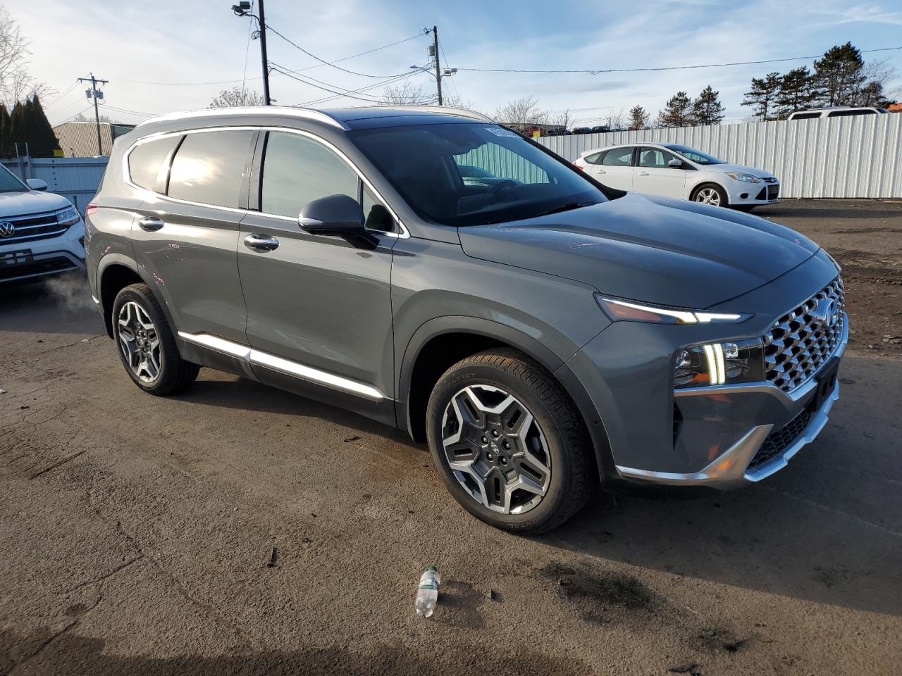 2022 Hyundai Santa Fe VIN 5NMS4DALXNH455491 Copart auction photo, side damage thumbnail 4