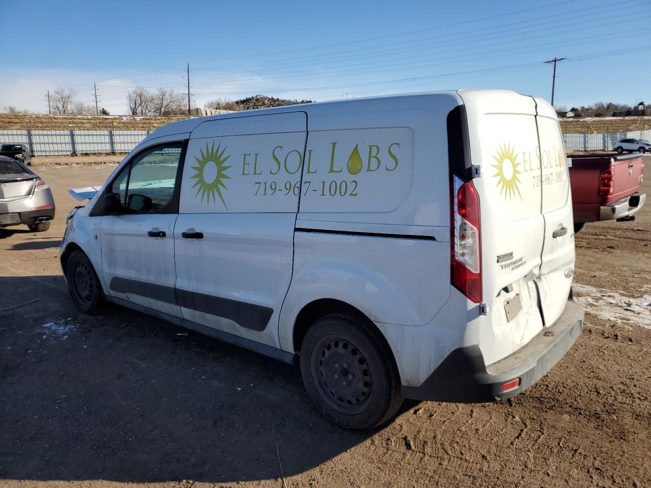 2016 Ford Transit VIN NM0LS7F78G1235624 Copart auction photo, front end / rear end damage thumbnail 2