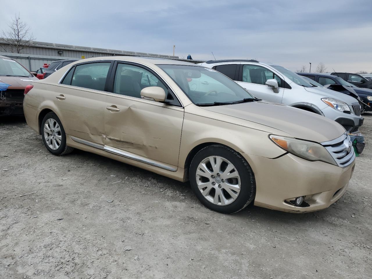 2011 Toyota Avalon VIN 4T1BK3DBXBU380049 Copart auction photo, side / front end damage thumbnail 4