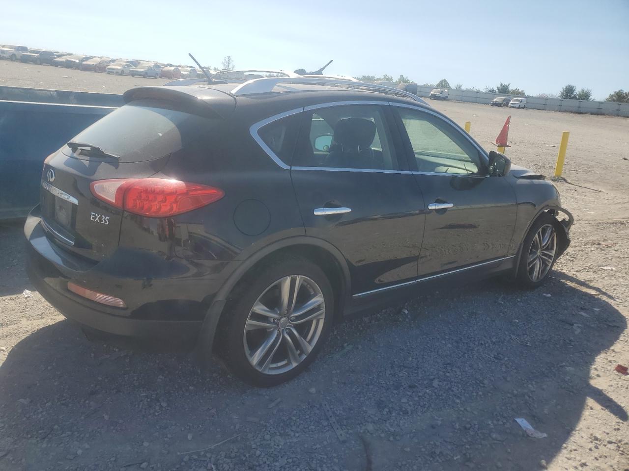 2012 Infiniti EX VIN JN1AJ0HP6CM401376 Copart auction photo, front end damage thumbnail 3