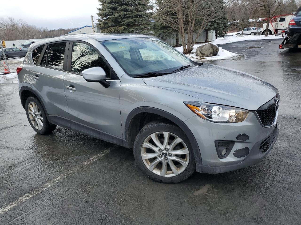 2014 Mazda CX-5 VIN JM3KE4DY1E0320217 Copart auction photo, front end damage thumbnail 4