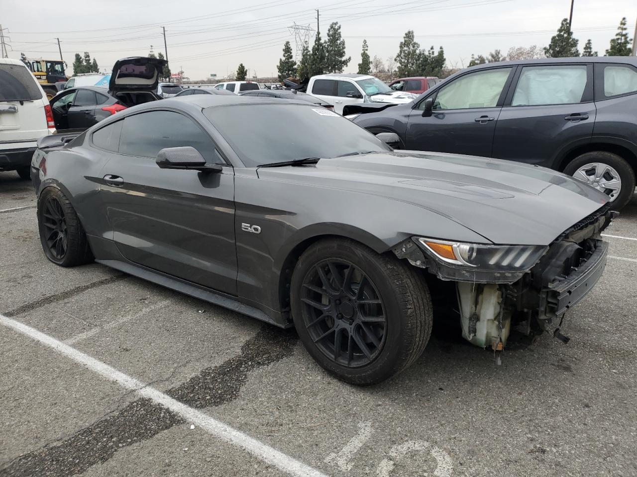 2017 Ford Mustang VIN 1FA6P8CF6H5340648 Copart auction photo, all over / undercarriage damage thumbnail 4