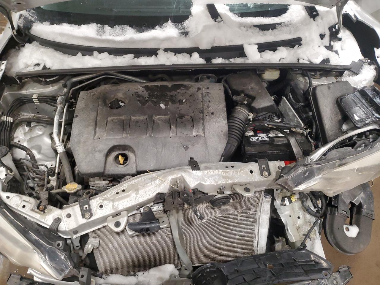 2016 Toyota Corolla VIN 2T1BURHE1GC703690 Copart auction photo, front end / side damage thumbnail 11