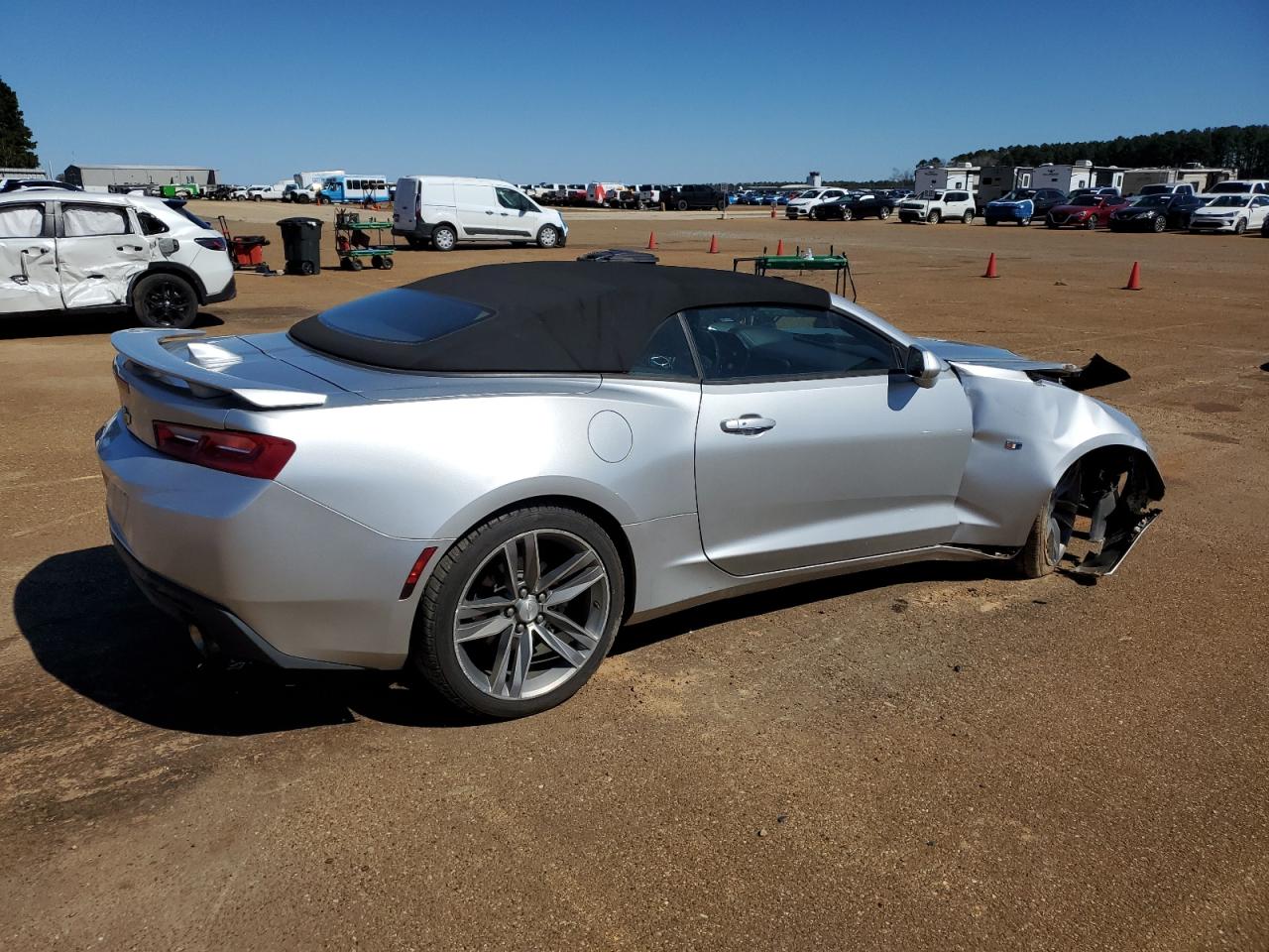 2017 Chevrolet Camaro VIN 1G1FB3DS8H0159290 Copart auction photo, front end damage thumbnail 3