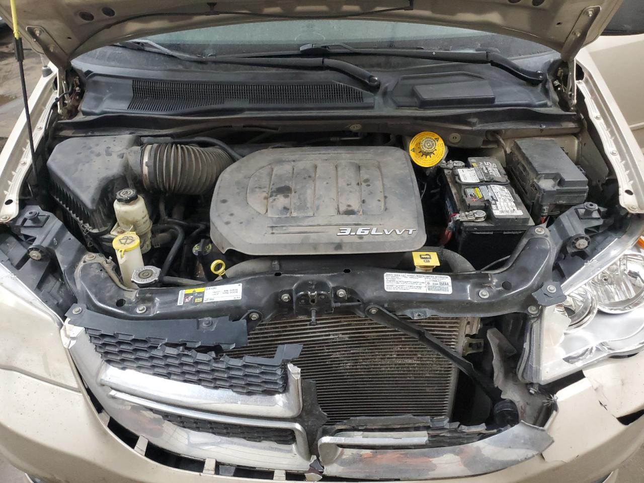 2014 Dodge Caravan VIN 2C4RDGBG4ER167974 Copart auction photo, front end damage thumbnail 12