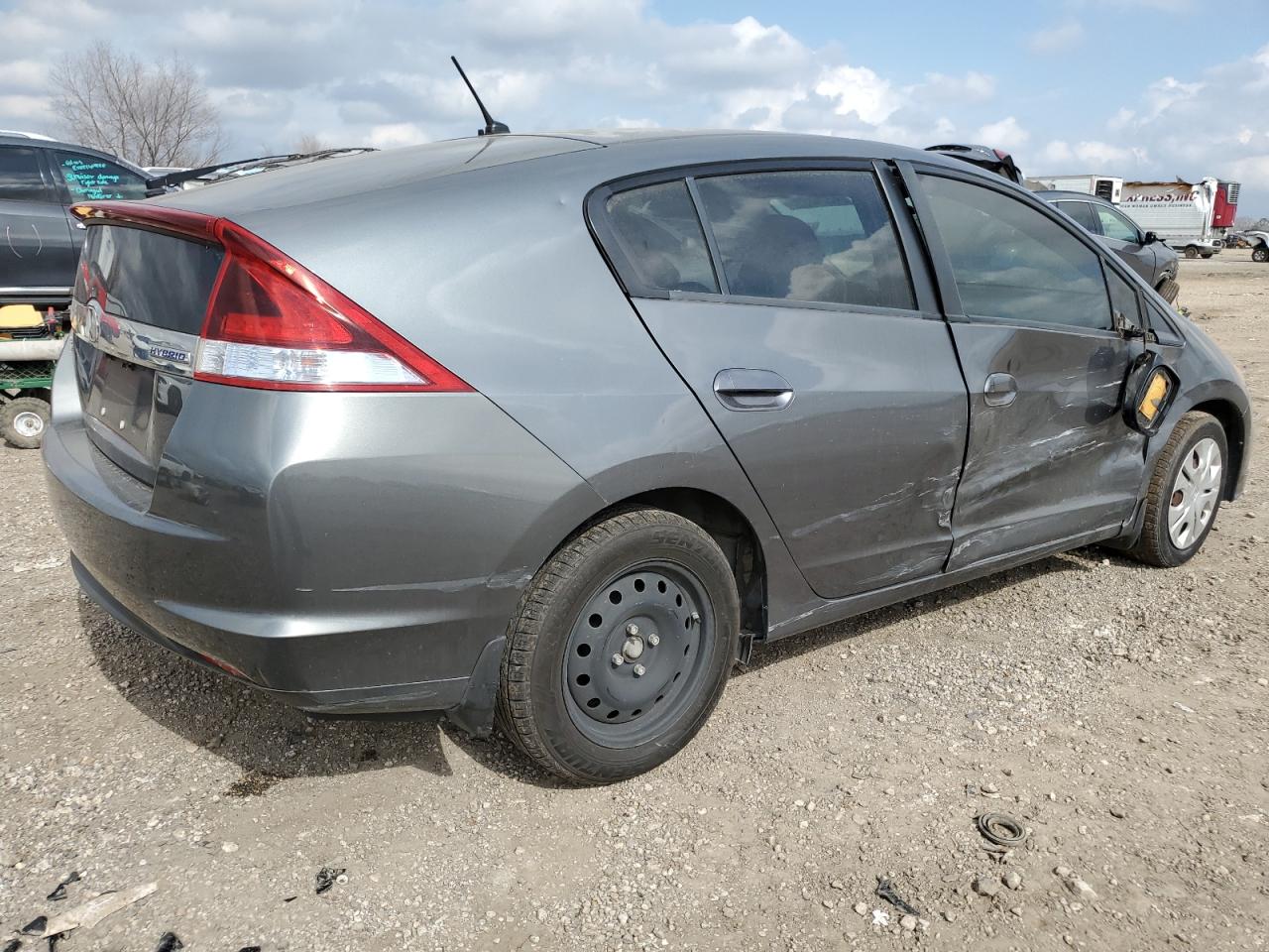 2012 Honda Insight VIN JHMZE2H54CS003690 Copart auction photo, side / minor dent/scratches damage thumbnail 3