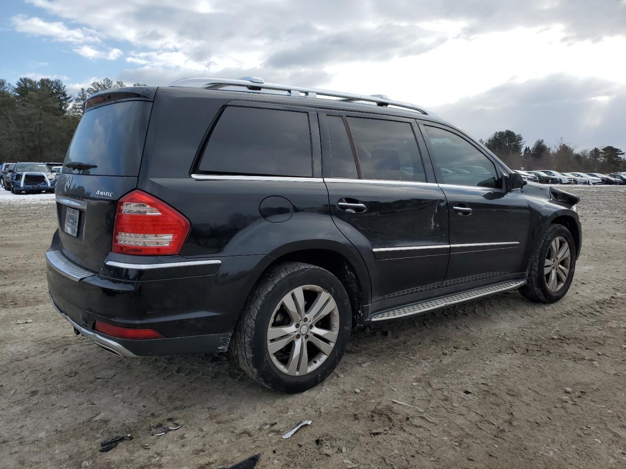2010 Mercedes-Benz GL-klasse VIN 4JGBF7BE9AA588237 Copart auction photo, front end / side damage thumbnail 3