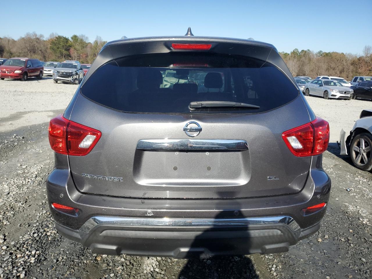 2020 Nissan Pathfinder VIN 5N1DR2CN1LC596986 Copart auction photo, front end / side damage thumbnail 6