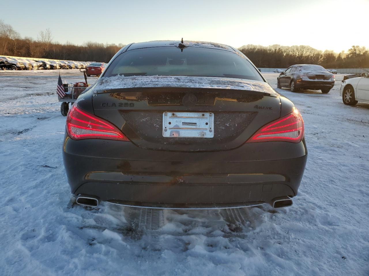 2014 Mercedes-Benz CLA-klasse VIN WDDSJ4GB8EN113005 Copart auction photo, front end / side damage thumbnail 6