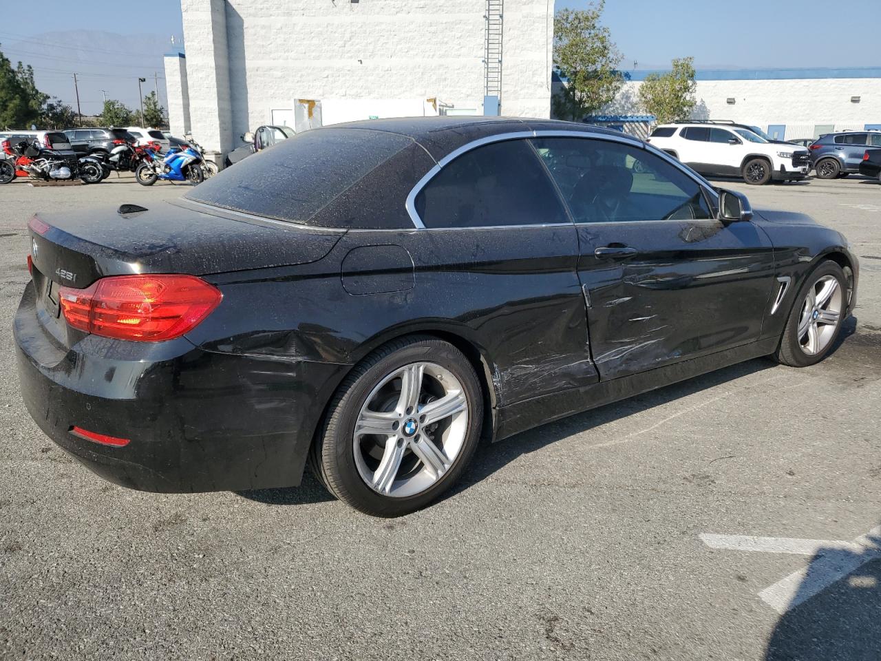 2015 BMW 4er VIN WBA3V7C53F5A24500 Copart auction photo, side damage thumbnail 3