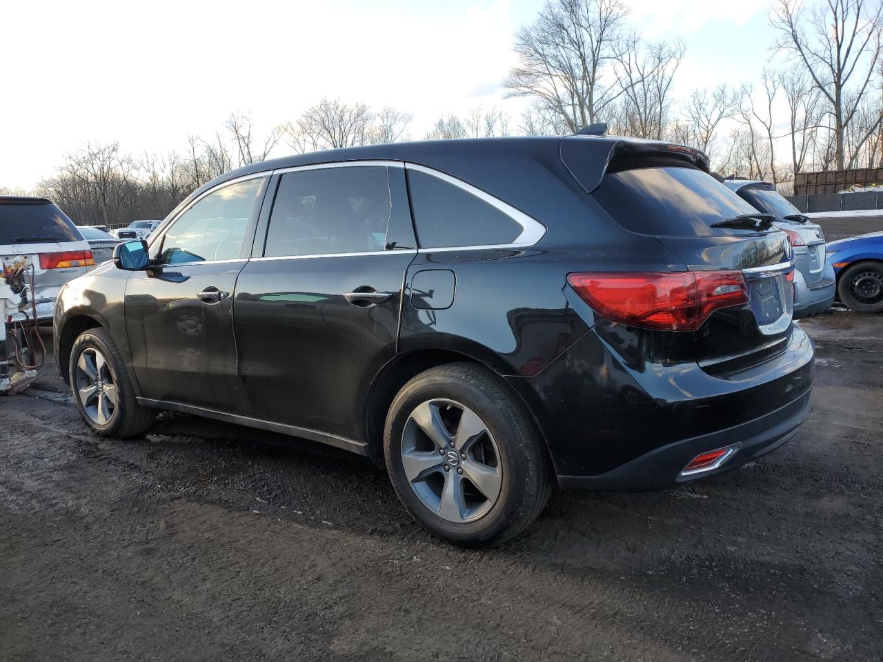 2014 Acura MDX VIN 5FRYD4H28EB033579 Copart auction photo, side damage thumbnail 2