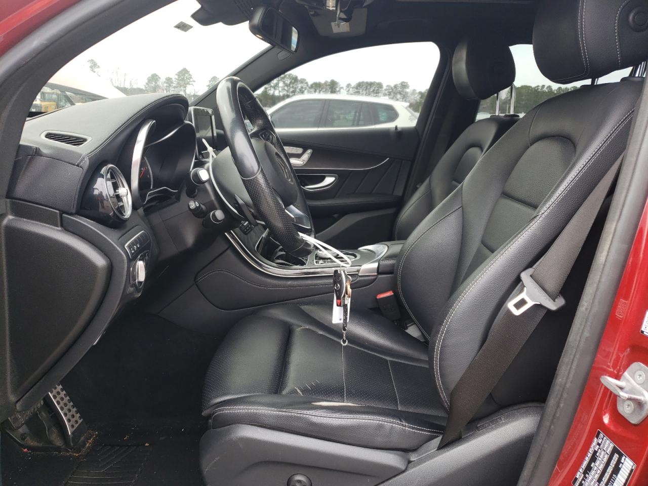 2018 Mercedes-Benz GLC VIN WDC0J4KB3JF301115 Copart auction photo, front end damage thumbnail 7
