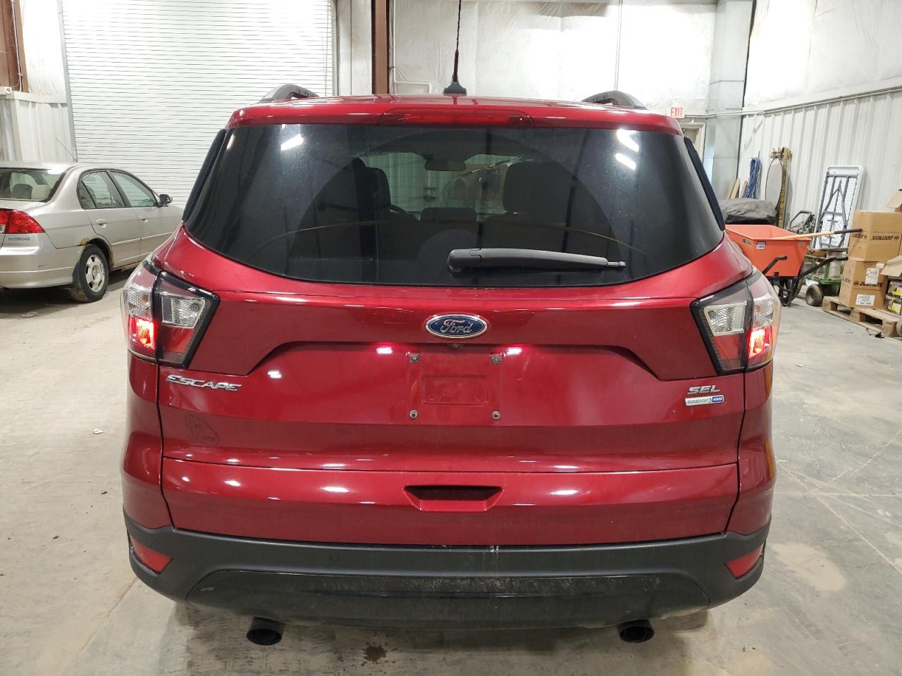 2018 Ford Escape VIN 1FMCU9HD7JUC67963 Copart auction photo, front end damage thumbnail 6