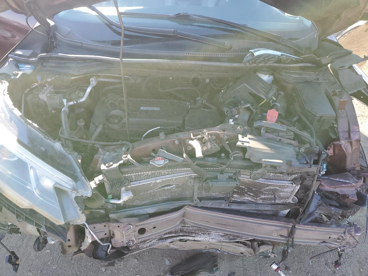 2016 Honda CR-V VIN 5J6RM4H99GL072517 Copart auction photo, front end / side damage thumbnail 14