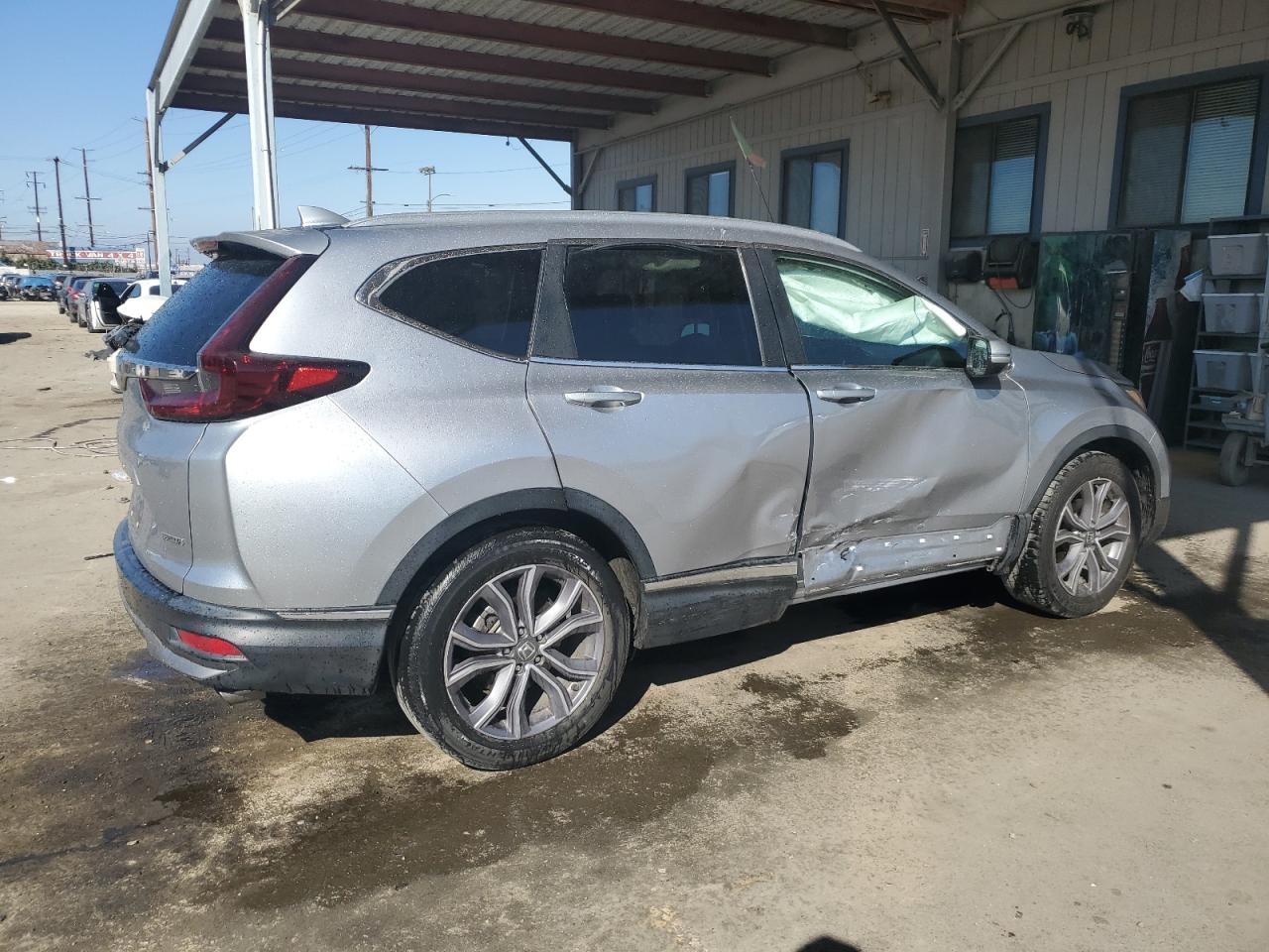 2020 Honda CR-V VIN 7FARW1H95LE009818 Copart auction photo, side damage thumbnail 3